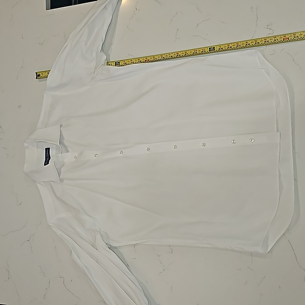 Mens White Dress Shirt Custom Made High Quality Fabric